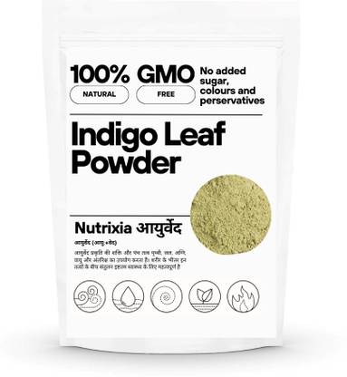 Nutrixia food Indigo Leaf Powder/Neel Patti/नील पट्टी / Indigofera Tinctoria/Indigo Leave Power