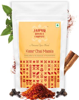JAIPUR MASALA COMPANY Kesar Chai Masala | Home-made, 9 Premium Spices, 100% Natural