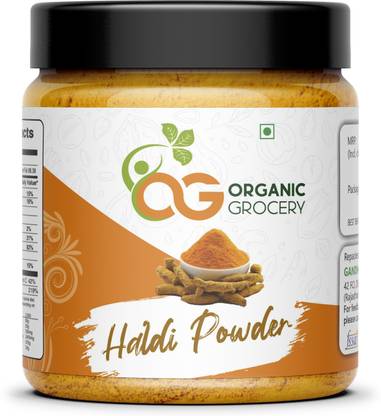 ऑर्गेनिक ग्रॉसरी Organic haldi Powder (100% Pure) jar pack 250g