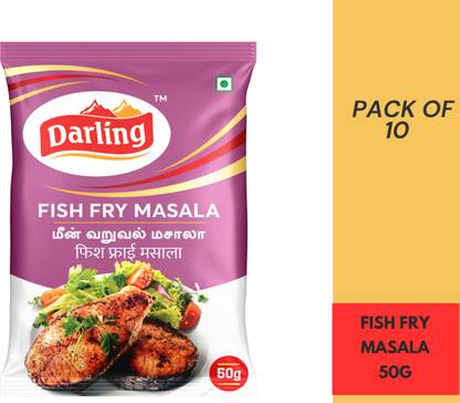 Darling Fish Fry Masala 500gm(pack of 10)