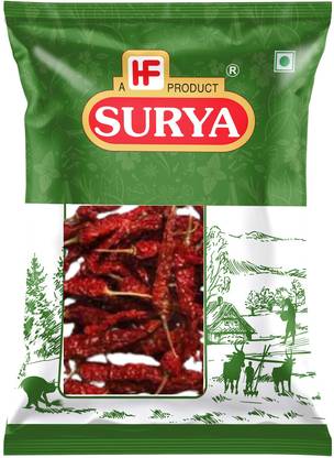 Surya 500gm Byadagi Chilli Whole With Stem| Speciality Chilly| 100% Natural