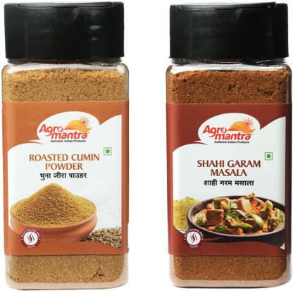 Agro Mantra Combo of Roasted Cumin Powder 100gm & Shahi Garam Masala 100gm