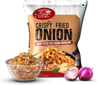 Kings CRISPY FRIED ONION COMBO PACK 450 X 2 = 900 GRM