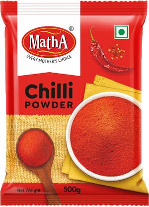 MathA Chilli Powder - Lal Mirch Powder - Extra Hot Grounded Rich in Flavour
