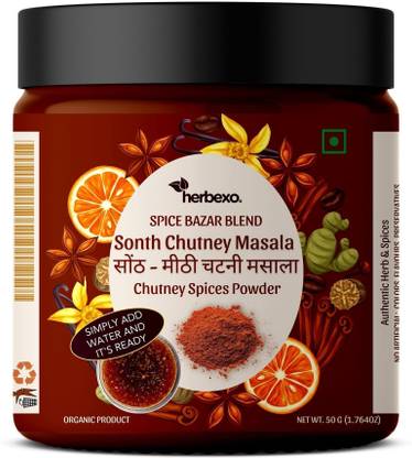 herbexo Sonth Chutney II Instant Sonth Chutney Powder II Sweet Sonth Chutney Masala