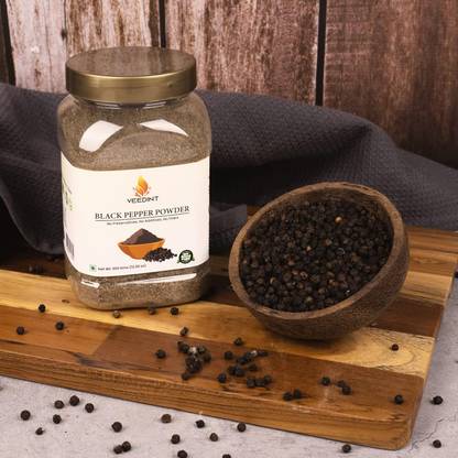 Veedint Black Pepper Powder, Peppercorn Powder,