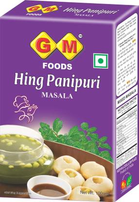 GM FOODS Hing Pani Puri Masala 100 Gram ( Pack Of 2 )
