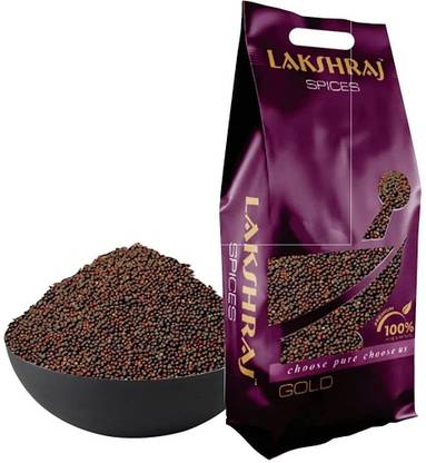 LAKSHRAJ SPICES Small Mustard SEEDS 1Kg | Rai - 1kg