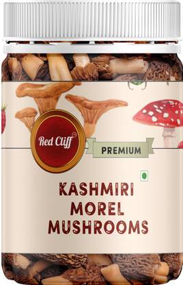 RED CLIFF Natural Sundried Morel Mushrooms/Kanne Gucchi/Guchhi Mashrum | Dried Morchella |