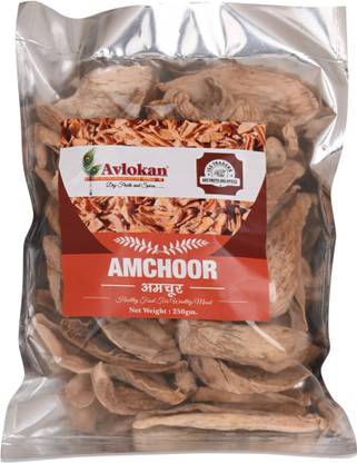 Avlokan Amchoor Sabut Dry Mango Whole Raw Mango Slices Khatai Sabut Khada Sabut Amchur