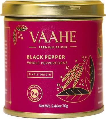 VAAHE Black Pepper Whole | Single Origin (erala) | Freshly Packed