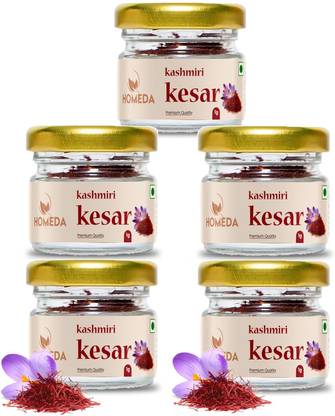 Homeda Kesar Saffron Original 5g, Pure Kashmiri Kumkuma Puvvu, Kungumapoo, Grade A