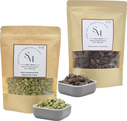 Spice Meve Spice Combo - (Green Cardamom + Black Cardamom)