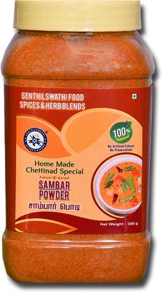 SENTHILSWATHI FOOD SPICES & HERB BLENDS CHETTINADU SAMBAR PODI HOME MADE MASALA MIXED SPICES CHETTINADU SPESIAL