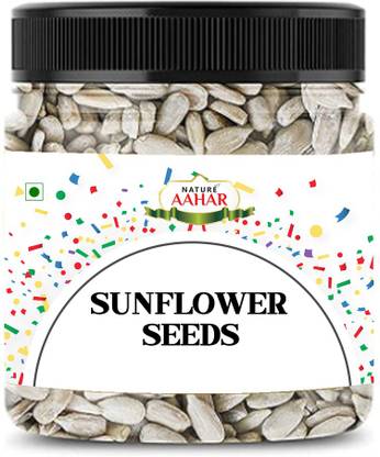 Nature Aahar Organic Sunflower Seeds For Eating, Raw Super food, Ready to Eat Sunflower Seeds