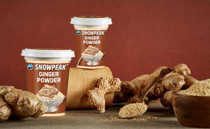 SNOWPEAK 100% Natural & Pure Dry Ginger Powder with High Gingerol Content Pack of 2