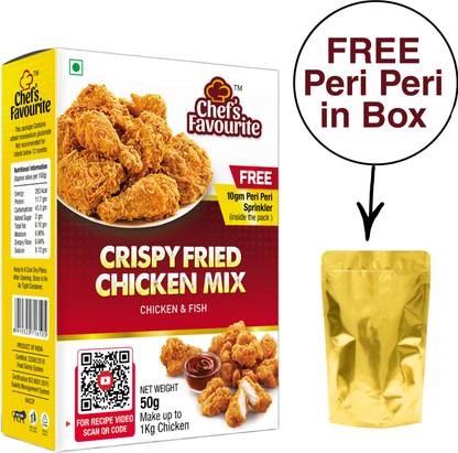 SS - CHEF'S FAVOURITE Crispy Fried chicken masala mix (can make 1kg) Free peri peri