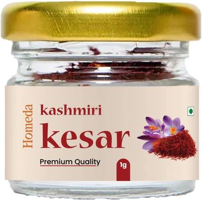 Homeda Kesar Saffron Original 1g, Pure Kashmiri Kumkuma Puvvu, Kungumapoo, Grade A