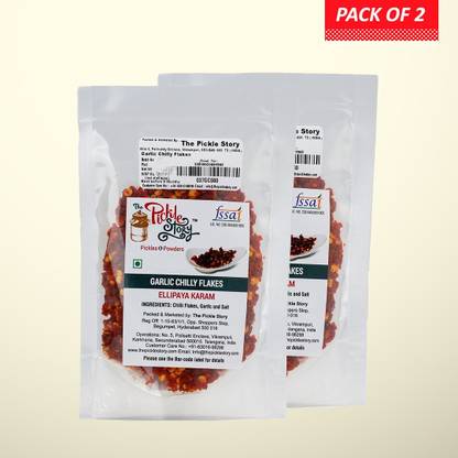 The Pickle Story Garlic Chilli Flakes - Ellipaya Karam