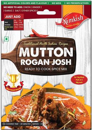 nimkish Mutton Rogan Josh Masala 60g Easy Cooking Ready to Cook Spice Mix