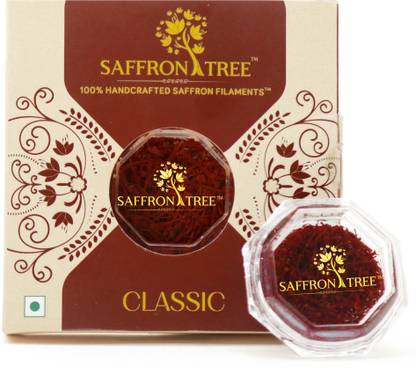 SAFFRON TREE Classic Saffron/Kesar/Keshar| Handcrafted Saffron Filaments | Pure Saffron