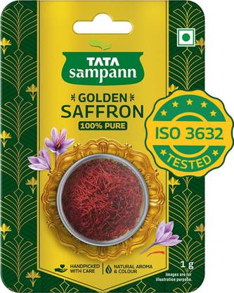 Tata Sampann Golden Saffron, Natural Aroma & Colour, Pure Kesar