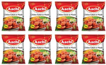 Aachi Chicken 65 / Kabab Masala 50g | Pack of 8| Each