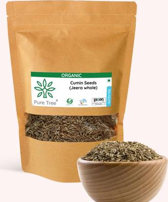 Pure Tree Certified Cumin Seeds Whole | Jeera Seeds | Jira Seed Whole Spice