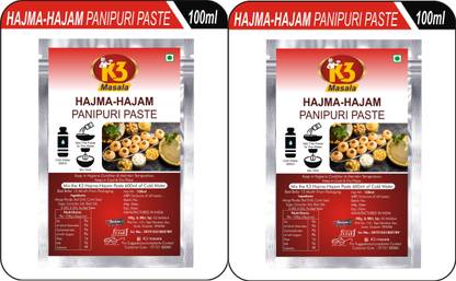 K3 Masala Ready To Eat Hajma Hajam Pani Puri Paste.