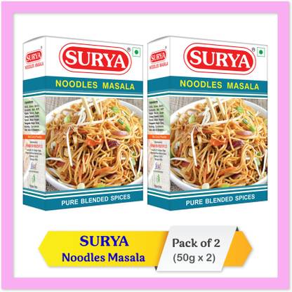 Surya Noodle Masala 50g; Pack of 2 (50g x 2)