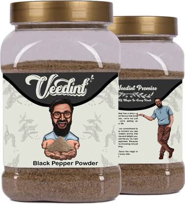 Veedint Black Pepper, 200 gm, Black Peppercorn, Kali Mirch, Whole, 100% Natural,