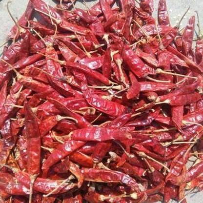 GROCERYONTHEGO Guntur chilli-50g- Hot Dried Red Chilli -
