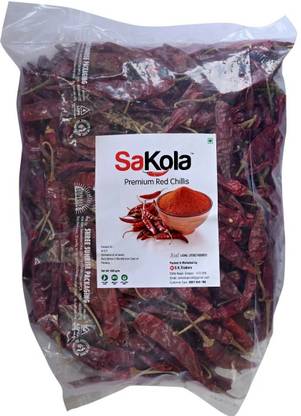sakola Primium dry chilli, guntur mirchi 600grm
