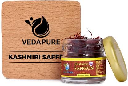 vedapure naturals Premium A++ Grade Kashmiri Saffron / Kesar Threads 2 gram