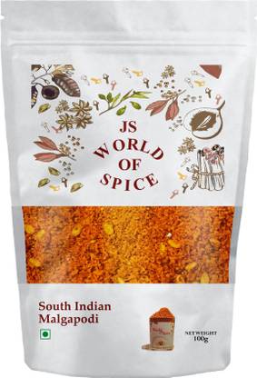 JS WORLD OF SPICE South Indian Malgapodi Masala 100gm (Pack of 2)