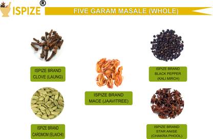 ISPIZE CLOVE, CARDAMOM, MACE, BLACK PEPPER, STAR ANIS