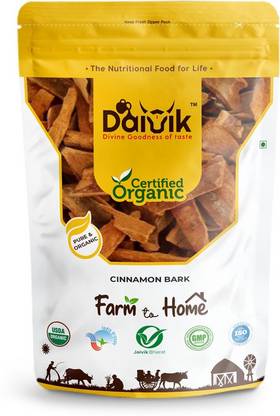 DAIVIK ORGANIC Cinnamon Bark | Lavanga Pattai, 200 g