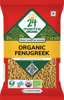 24 mantra ORGANIC Organic Fenugreek Seeds/Methi Dana/Menthi Ginja