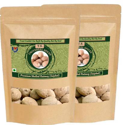 T.S. Universal Premium Whole Nutmeg Combo/Jaifal/Jathikka(Jaadhikai)/Javitri Beej/100x2gm