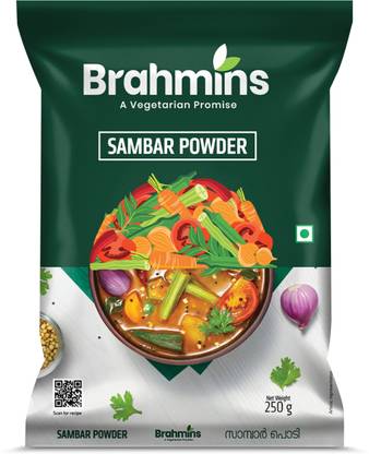 Brahmins Sambar Powder| Premium Quality Sambar Preparation Mixed Masala| 100% Vegetarian