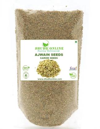 Shudh Online Premium Ajwain whole, Carom Seeds (Vaamu whole, Ajawain, Ajvaain Weed Azwine)