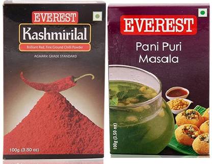 EVEREST Red Chilli Powder,+ Pani Puri,Masala