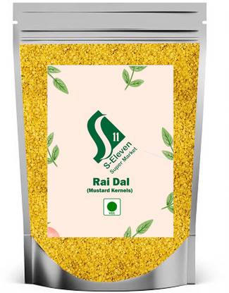 S Eleven Super Market Split Kernels of Mustard/Rai Dal for Pickle/Yellow Mustard/Sarson Seeds