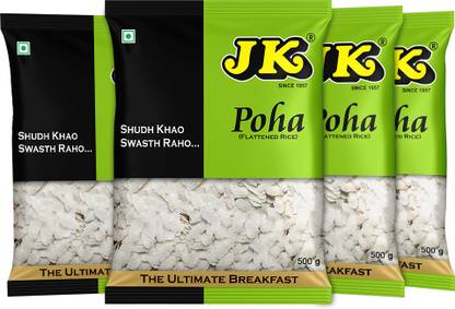 JK Poha, 500g | Flattened Rice | Aval | Atukulu | Avalakki | Chidwa Flakes