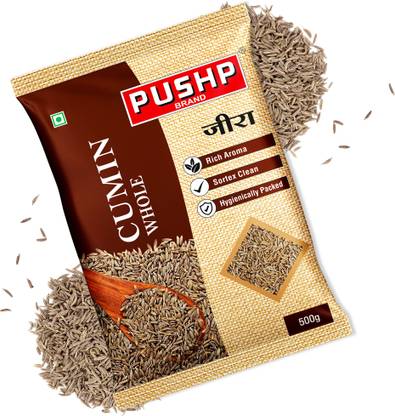 Pushp Brand Whole Jeera | Premium Cumin Seeds for Cooking & Tadka
