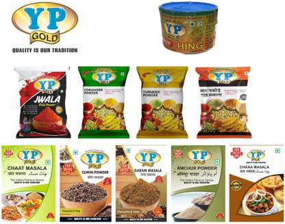 Y.P. SPICES BASIC SPICES COMBO PACK OF 10