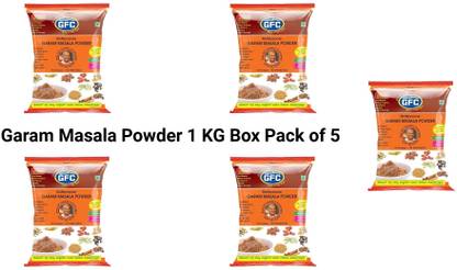 GFC Garam Masala Powder 1 KG Box Pack of 5