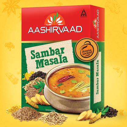 AASHIRVAAD Sambar Masala,Blended Spice for Authentic Taste and Colour