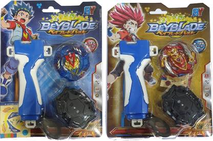 AZAD57 Beyblade Series Cho Z God Valkyrie B-127 and Cho Z Achilles B-129 Spinning Top