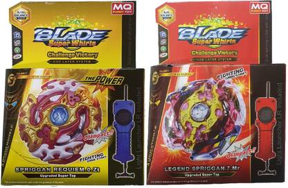 AZAD57 Beyblade Series Spriggan Requiem B-100 and Legend Spriggan B-86